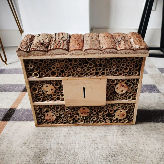 Bee House Silhouette Honey Bee House Wooden Beehive House Insect