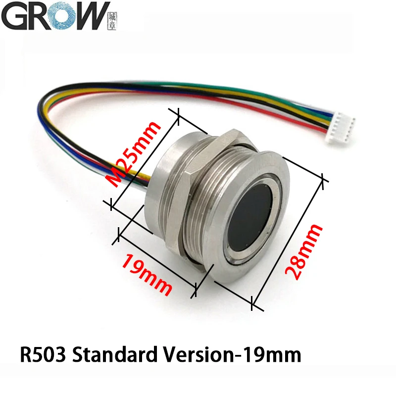 GROW KL216+R503 Relay Output Fingerprint Access Control Board Remote Control With Jog Mode/Ignition Mode/Self-locking Mode