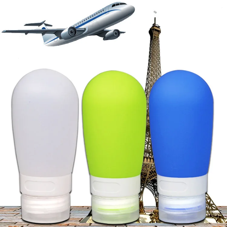 Оптовая продажа, силиконовая дорожная косметика, силиконовая трубка для шампуня, силиконовая Бутылка для путешествий