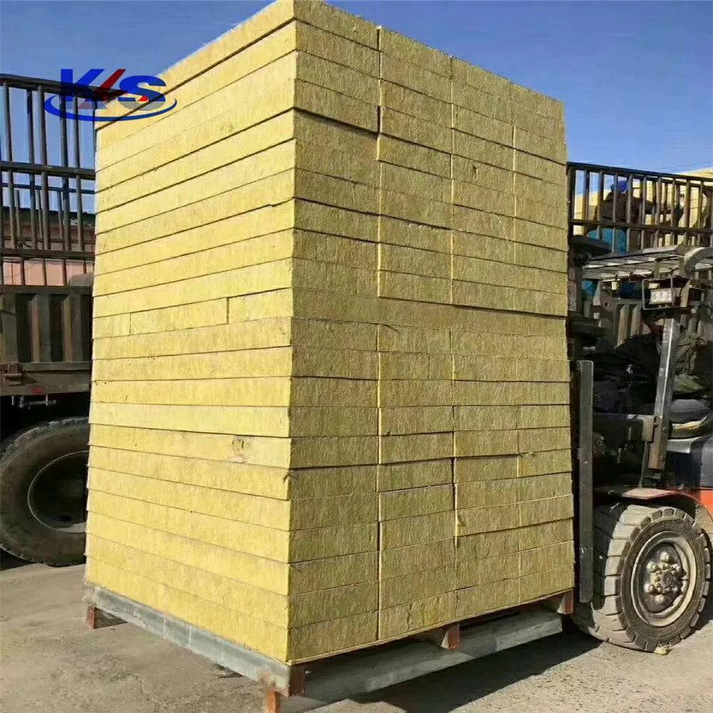 Rock wool heat insulation board wall and roof insulation board