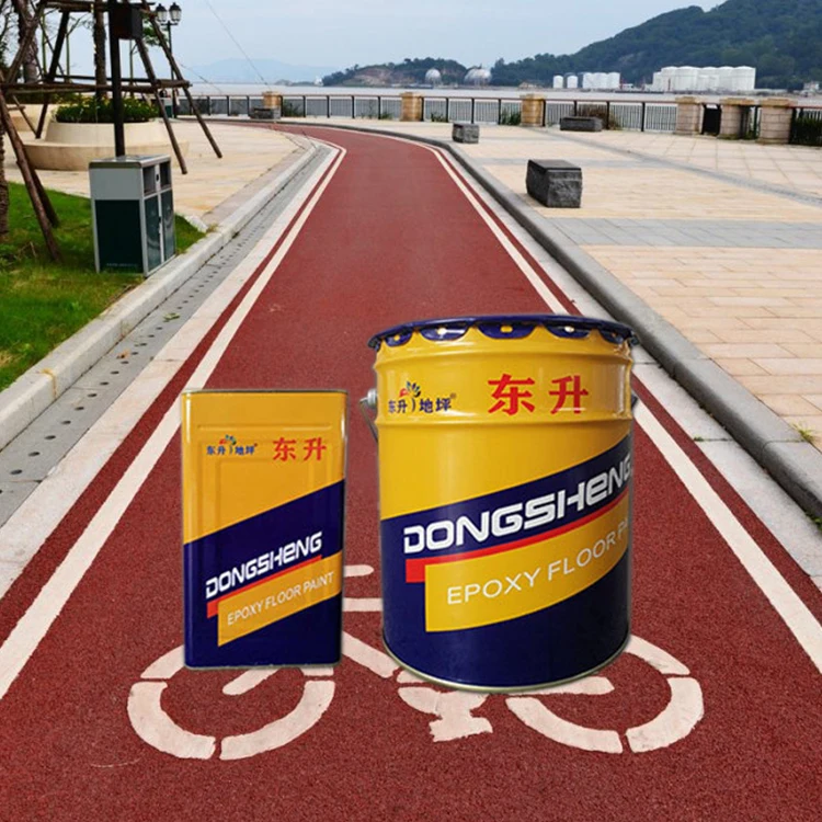Two part polyurethane paints Ceramic particle Anti Slip Paint Polyurethane Coating  for Color Road