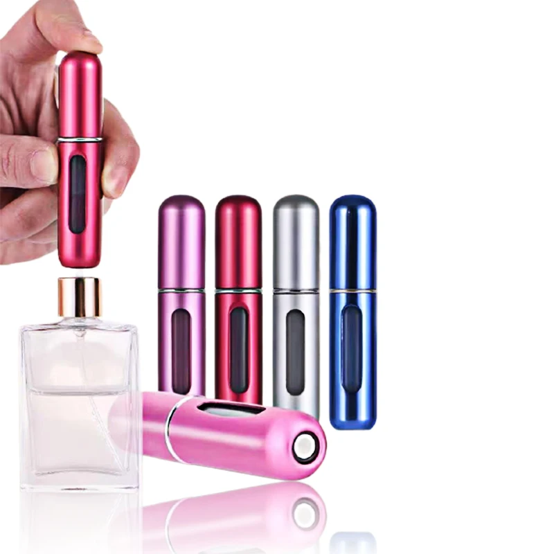 5ml Mini Perfume Bottle Travel Refillable Perfume  Spray Bottle Perspective Window