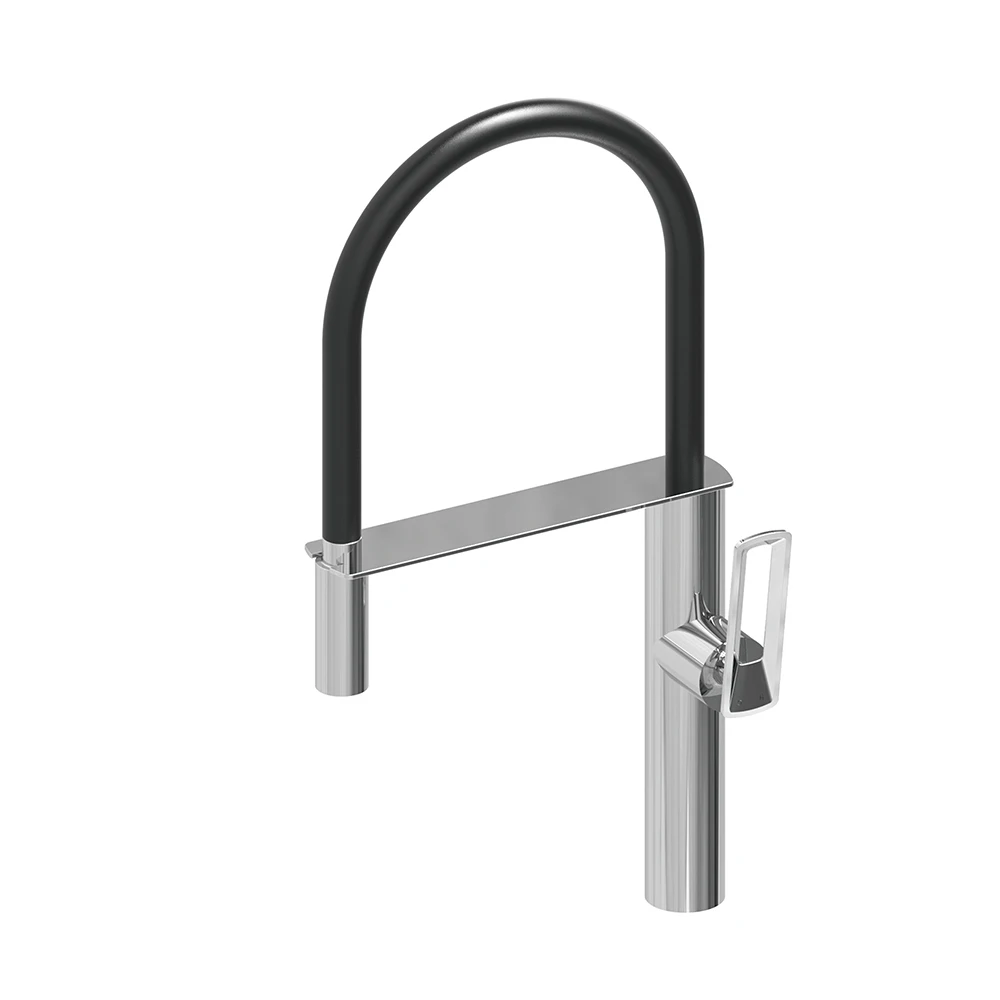 ARES IDEALEX Manufacturer Bathroom Faucet Black Taps Bathroom Sink Faucet for Hotel Apartment Construction