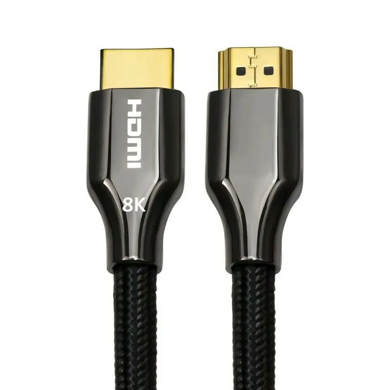 
Factory high speed gold plated Ultra HDMI 2.1 CABLE 8k male to male with Ethernet 3D 8K 60Hz for HDTV computer 