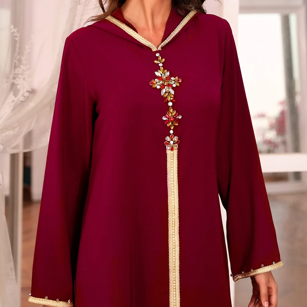 
Factory Supply high quality middle east kaftan dress moroccan caftan dress kaftan abaya 