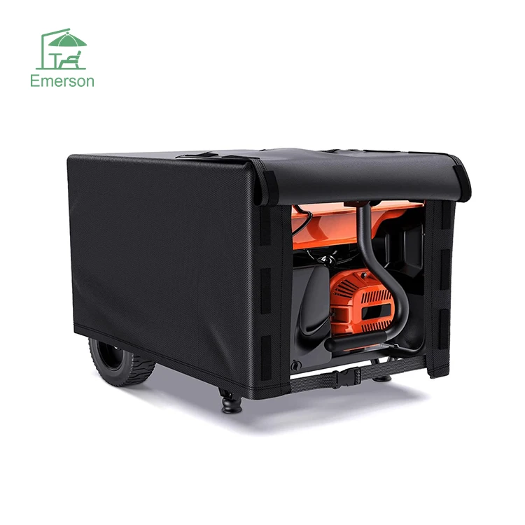 EMERSON Durable Waterproof 600D Oxford Generator Cover Outdoor Universal Portable Generator Cover