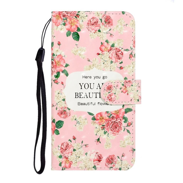 For Sony Xperia 20 XZ5 3D Bling Flower Print Wallet Leather Case Flip Cards Slot Phone Pouch Stand Cover