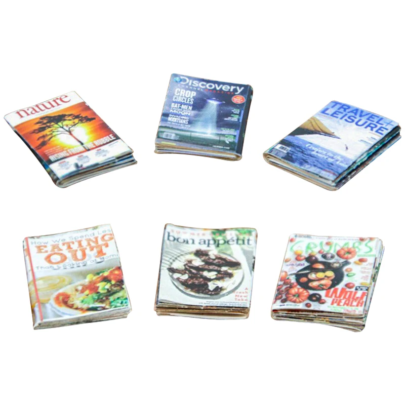 Мини книжный журнал аксессуары кукла игрушка мини модель сцены съемки реквизит имитация комиксов