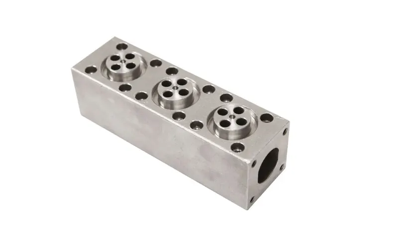 high quality lost wax investment casting parts Sand Blasting fluid system parts