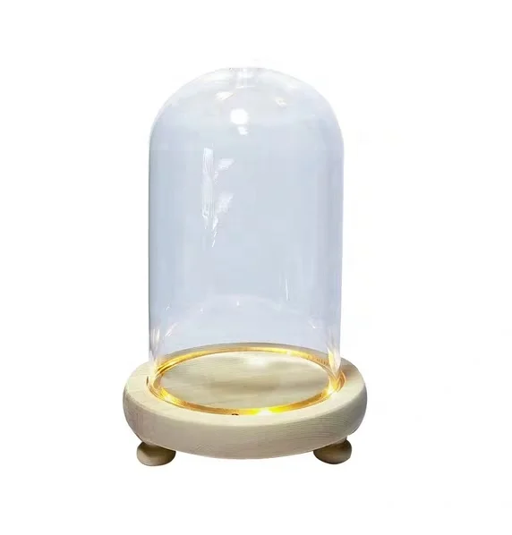 Маленький размер, внутренний цветочный дисплей, стеклянный купол, стеклянная колокольчик