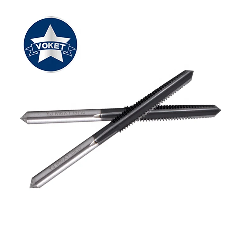 VOKET 1PCS HSSE With Ticn Nut Tap M3 M4 M5 M6 M8 M10 M12 Machine Screw Thread Taps