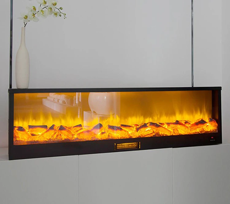 
Wholesale Built-in Decor Flame Luxury Embedded Remote control 3D LED Lights Eco-friendly Modern Electric Fireplace 