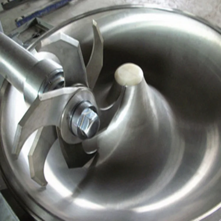 Stainless steel industrial Automatic meat emulsify bowl cutter machine 3 blades meat chopper machine price