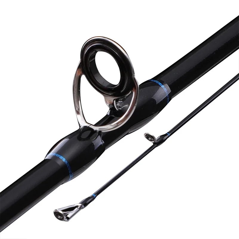 Taigek 6ft custom musky 2 piece pike inshore spinning shore casting rod reel combo