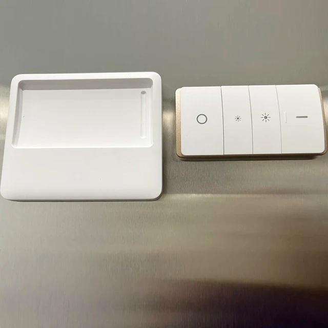 Banqcn embedded mounted 2.4GHz RF 3VDC CR2032 battery 30m barrier-free spaces smart home touch zigbee dimmer switch on/off