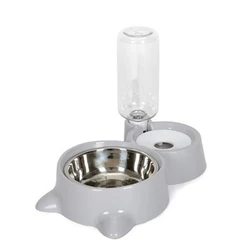 2022 Factory Wholesale Fancy Pet Feeder Smart Automatic Pet Slow Feeding Bowl Water Dispenser Along With Stainless Dog Bowl