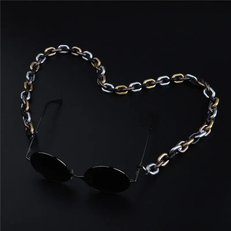 Resin acrylic plastic glasses chain simple retro fashion environmental protection glasses chain