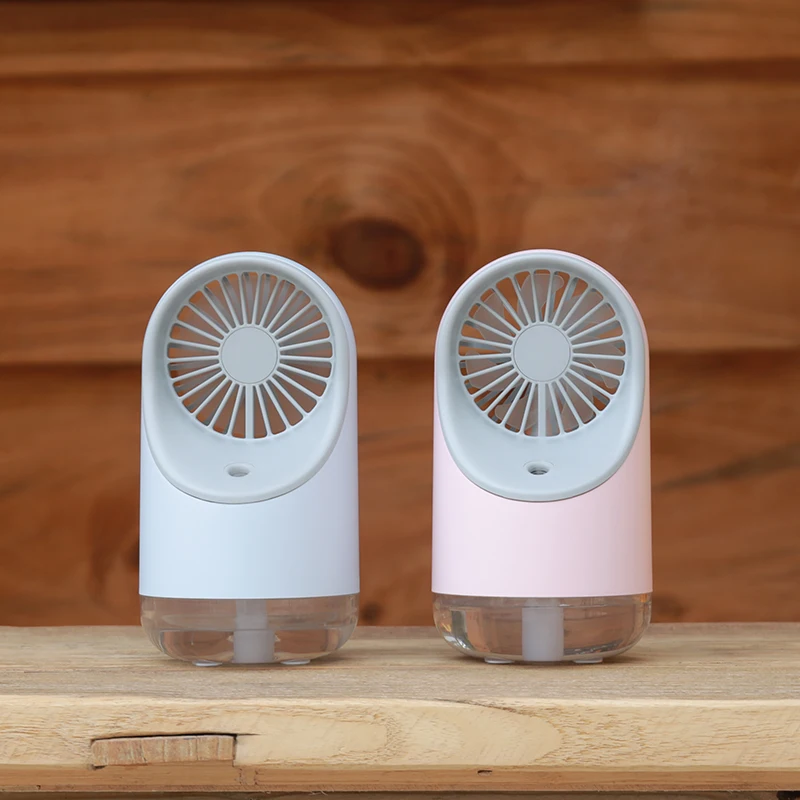 Mini Spray Fan Rechargeable Desktop Portable Wireless Air Conditioner Cooling Fan
