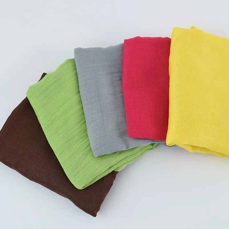 New Fashion Women Crinkle Muslim Hijab Scarf Sunscreen Shawl Long Scarf
