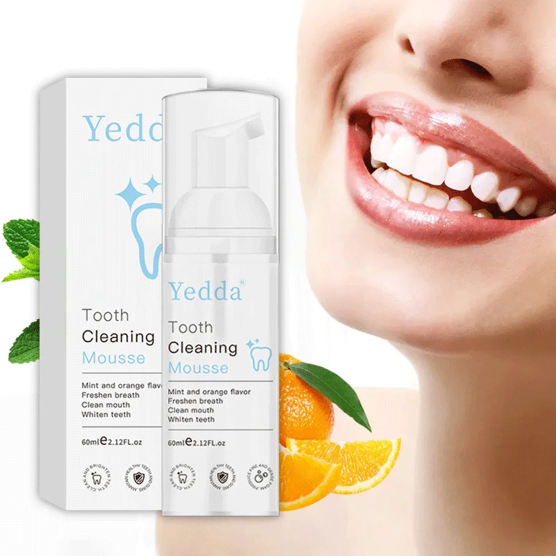 
Oral Care Travel Products Teeth Whitening Essence Filled Tooth Cleaning Mousse 
