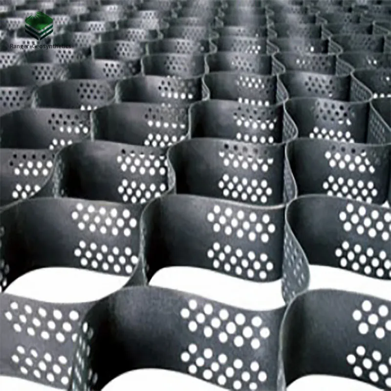 HDPE geocell ground grid paver  for road construction erosion control