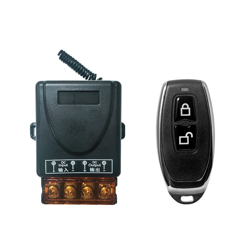 china switch manufacturer DC12v 24v 36v 48v 60v 72v 1ch Relay Wireless Rf Receiver Wireless Remote Control Switch for motor
