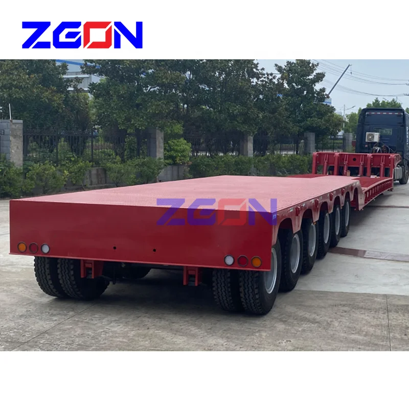 china detachable goose neck low-bed semi-trailer removable gooseneck trailer goose neck trailer