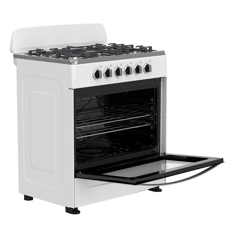 Changhong factory wholesale price oem custom logo household 5 burners gas cooker stove with gas oven