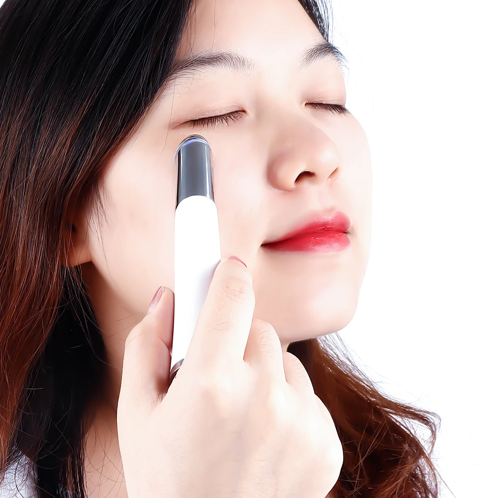 Умный Электрический мини-инструмент для красоты глаз импортный массажер вибрационный нагревающий ручка