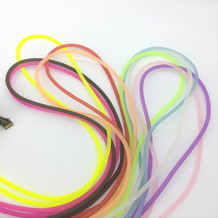 Оптовая продажа, акция, короткий закругленный светящийся неоновый шнурок numiniouse из ПВХ для сотового телефона, держатель для телефона, доступен образец