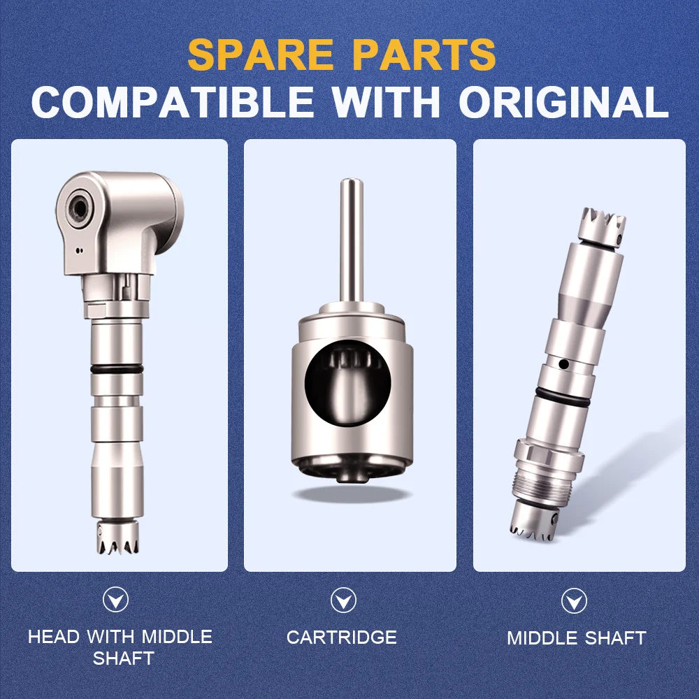 AI-X20L 1:1 Direct Drive  Low Speed Fiber Optic Single Spray For FG burs (1.6) Contra Angle Dental Handpiece Electrical motor