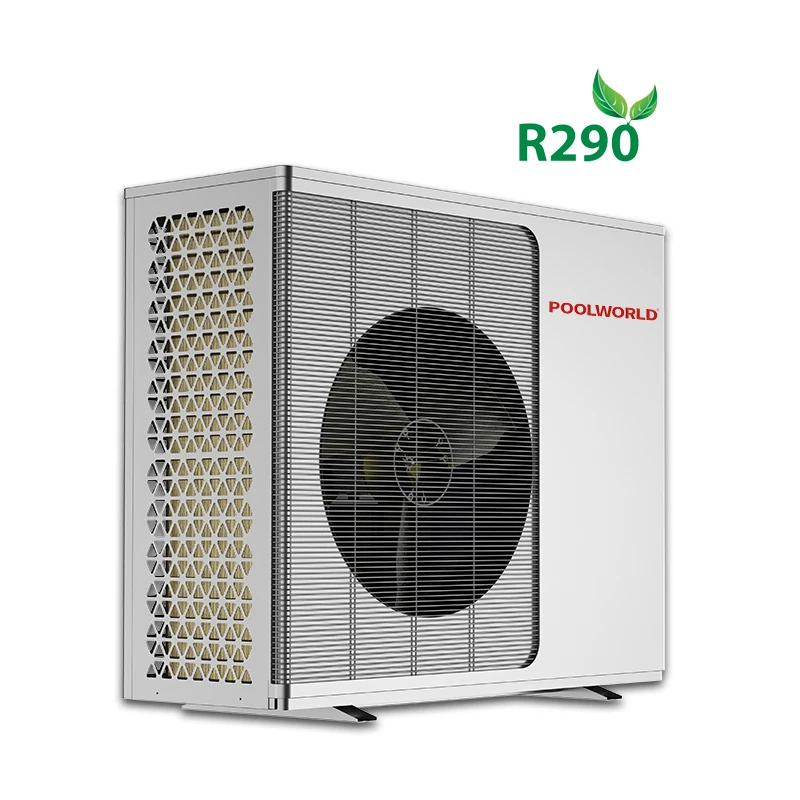 R290 напольный нагревательный 140000 btu Электрический 35 кВт 50 12 моноблок r290 380 В тепловой насос для подогрева пола