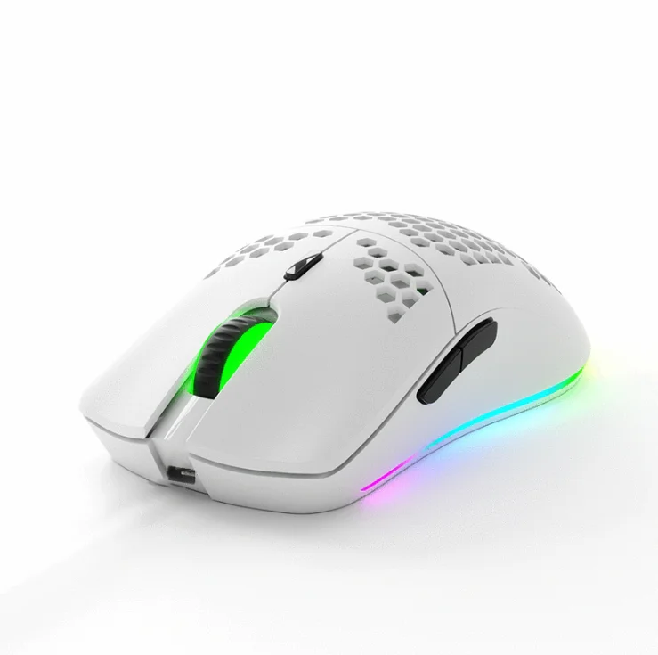
Wholesale High Quality 2021 Wireless Mouse and Keyboard gaming mini honeycomb ABS Shell Gamer Mouse 1600dpi 