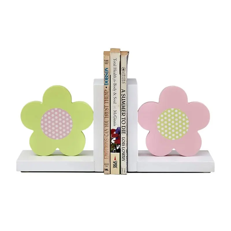 Цветочный дизайн изготовленный на заказ детские деревянные креативные книжные концы декоративные полки домашний