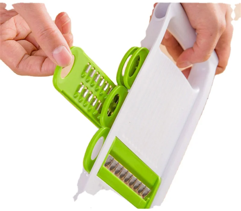 
Vegetable Cutter with Steel Blade Mandoline Slicer Potato Peeler Carrot Cheese Grater vegetable slicer Kitchen Accessories Tool 