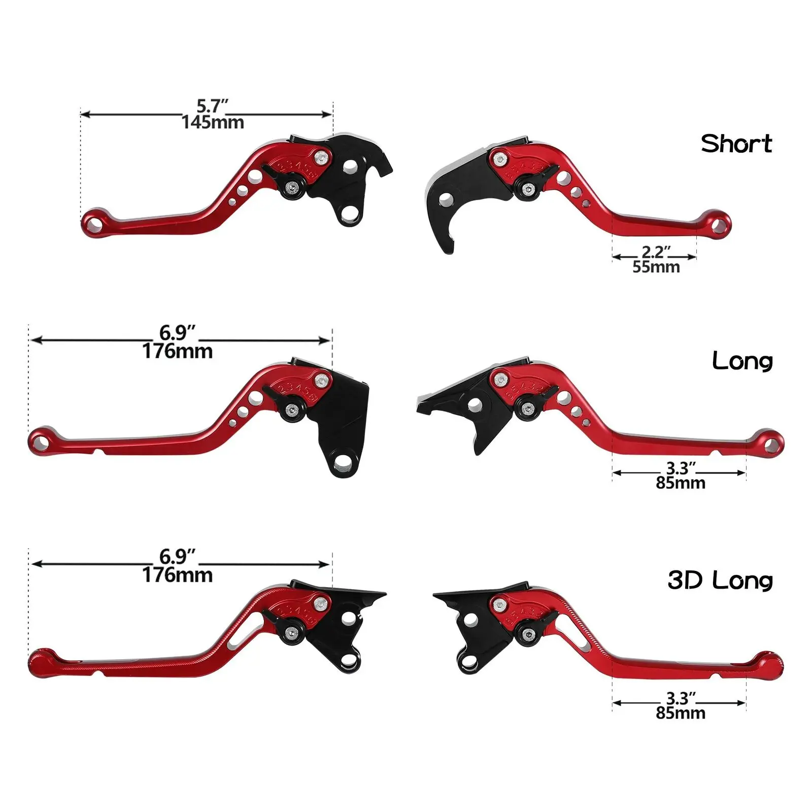 Short long CNC Brake Clutch Levers Fit For Honda CBR600RR 03 04 05 06 CBR954RR 2002-2003