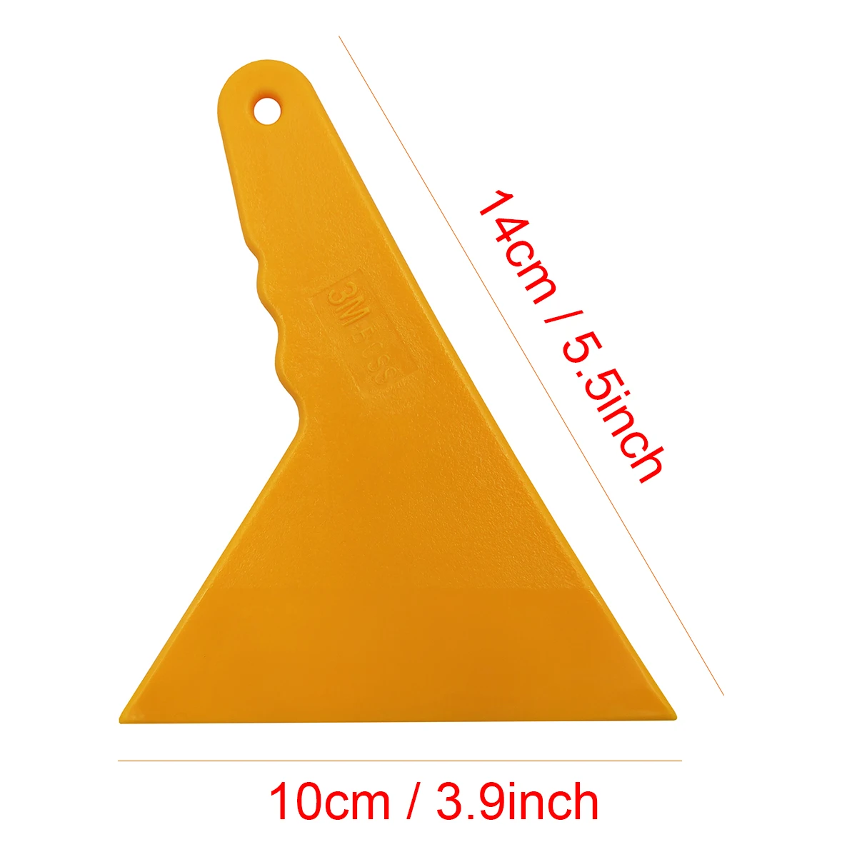Tri-Edge Go Corner Squeegee Hard Card Window Tint Film Install Tools A01S