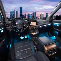 Advanced Manufacture 64 Colors Vehicle Accessories Interior Decorative Auto LED Lamp For Honda CRV Car Ambient Light