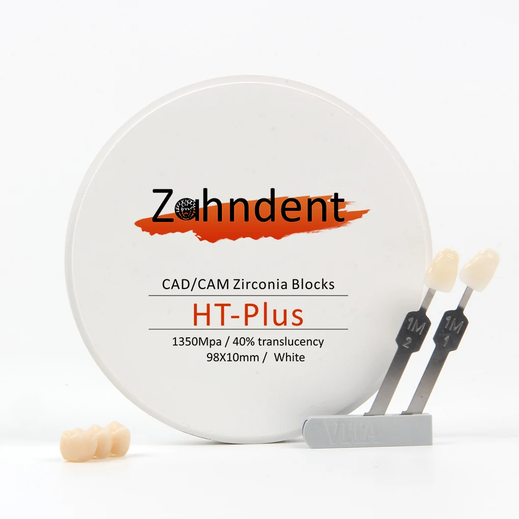CAD CAM Dental Zirconia Block Dental Zirconia Disc Ceramic Teeth HT PLUS WHITE