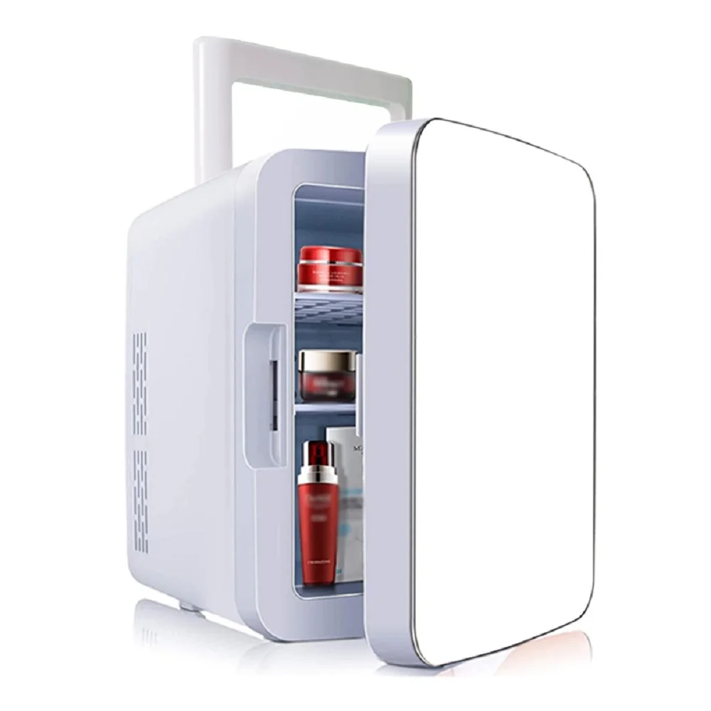 Wholesale 12L Portable Cosmetics fridge Mini fridge with intelligent digital display and temperature control