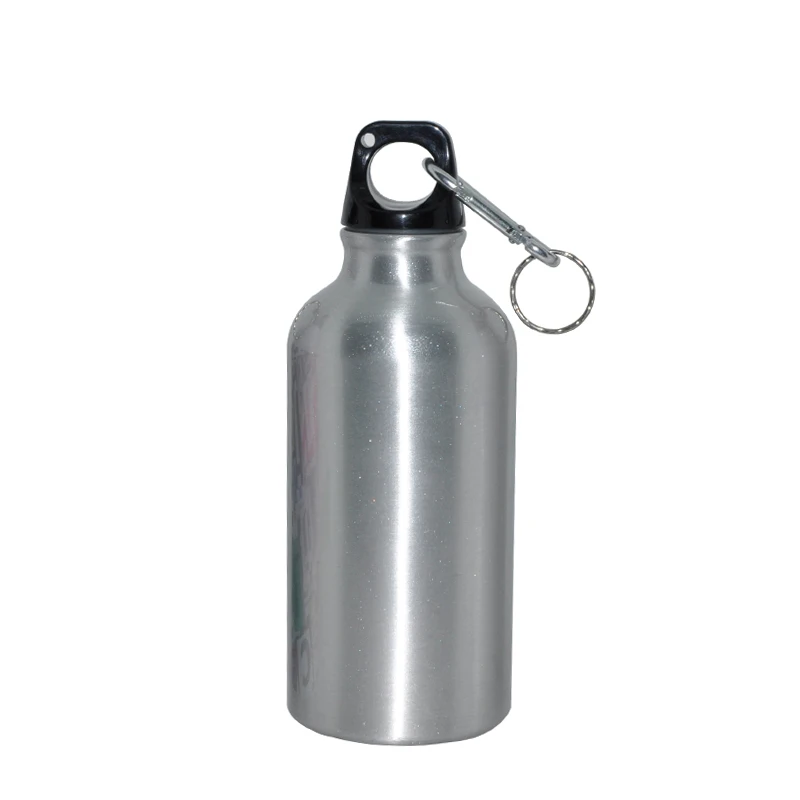 Wholesale Price 500ml 600ml  Customized  Aluminum Sport water bottle  white color Sublimation bottle