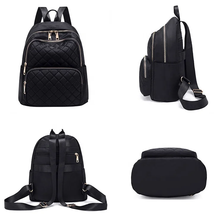 2021 designer quilted large capacity lady waterproof nylon vintage bags for women backpack