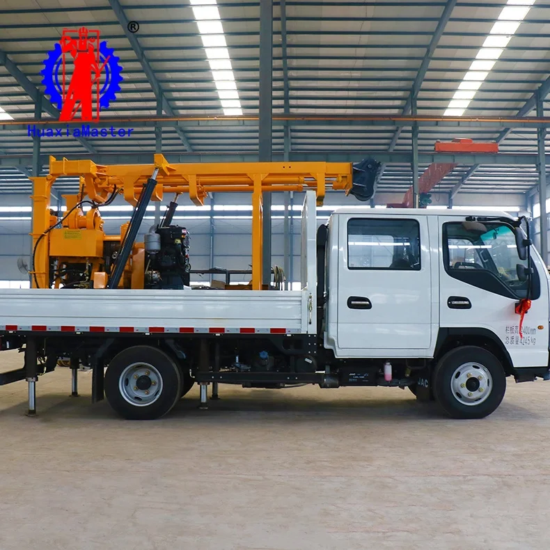 6 months warranty and New Condition used truck mounted water well drilling rig/ Ore Usage truck mounted water well drilling rig