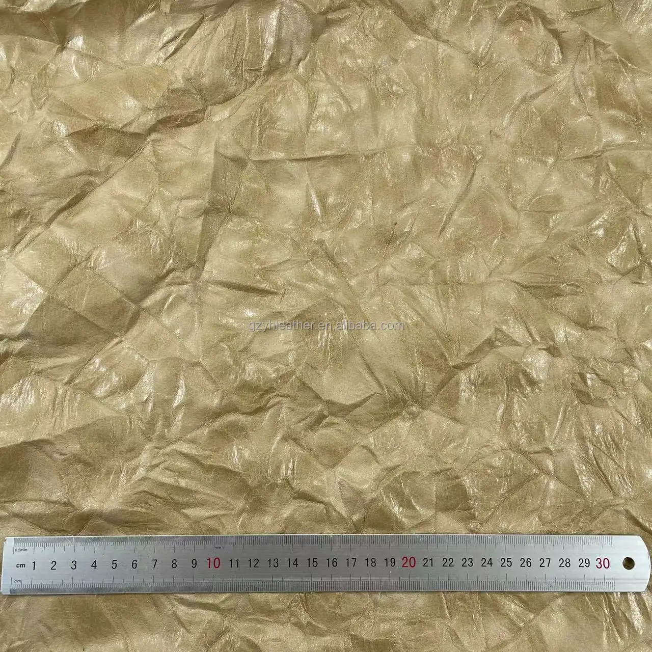 Vintage 3D Rexine PU Leather Fabric Natural Wrinkle Style for Artistic Design for Sofa Garment Bags-Synthetic Leather Product