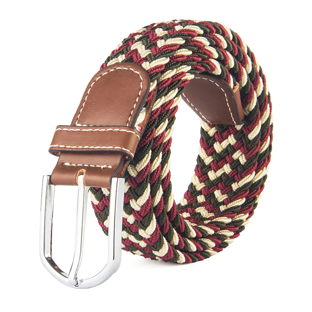 Factory custom eco-friendly cotton webbing braided belt