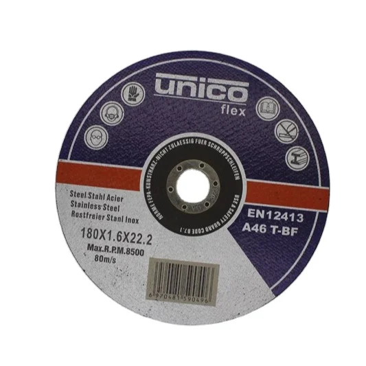 180x1.6 Aluminum disc angle disc for metal saw blade disco corte marmol cutting disc