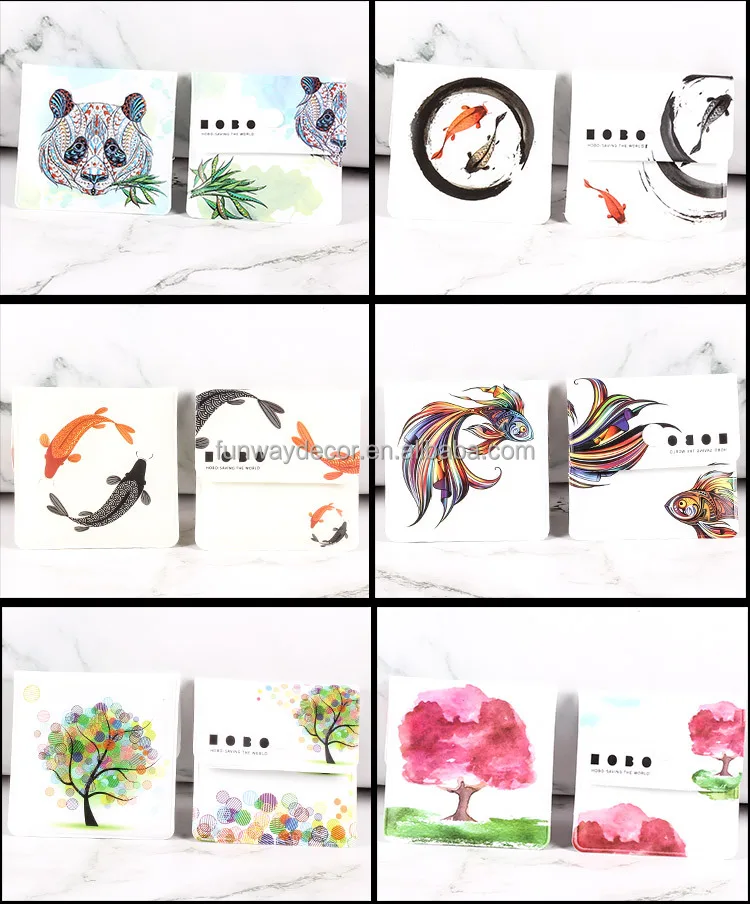 2024 New Portable Pocket Ashtray Personalized Trendy Ash Bag Fireproof Aluminum Foil for Smoking Creative Printed Design Opp Bag