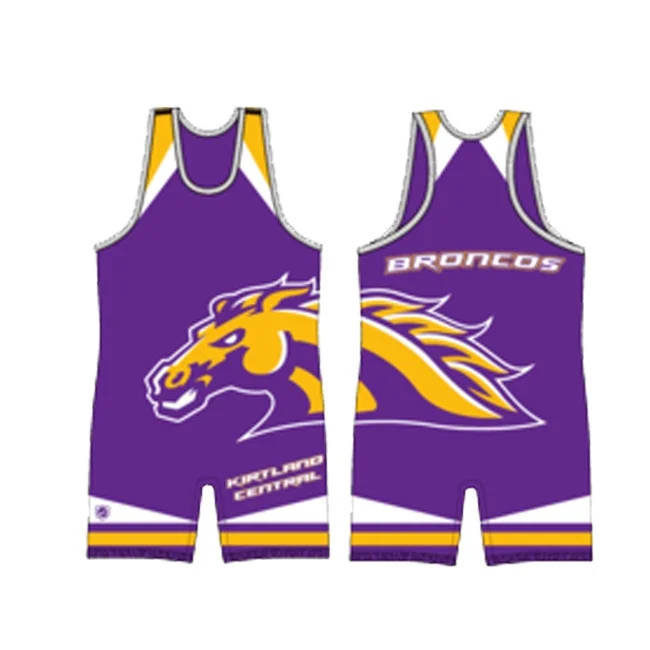 high quality custom sublimation printing man sportswear wrestling team wear wrestling singlet