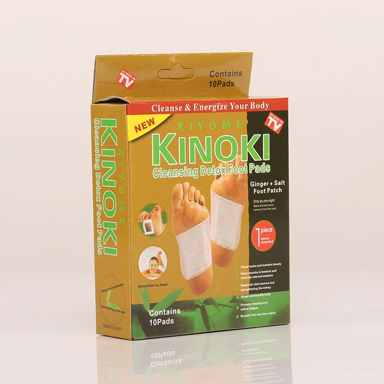 Товары для здоровья Kinoki Очищающая Детокс подушечки натуральные очищающие производство мужских носков с клейкие листочки ухода за ногами спальный