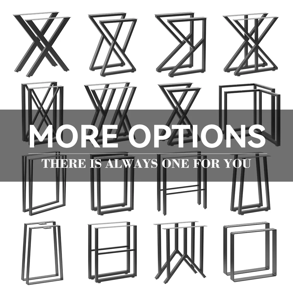 Table Frames Office Desk Industrial Cast Iron Bench Brackets Modern Furniture X Steel Coffee Dining Metal Table Legs For Table